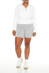 Plus Size California Zip-Up Sweater - Forever 21