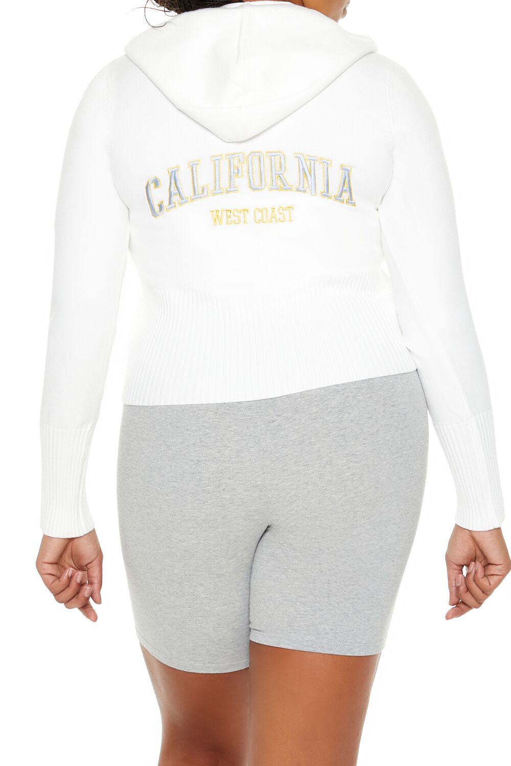 Plus Size California Zip-Up Sweater - Forever 21