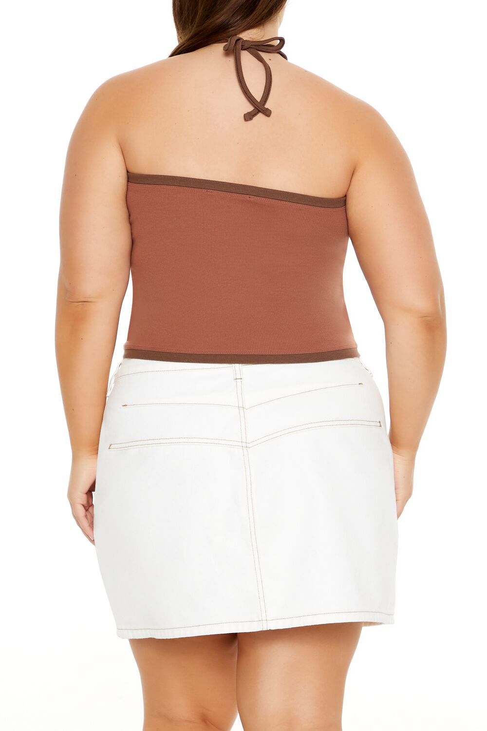 Plus Size NYC Halter Crop Top - Forever 21