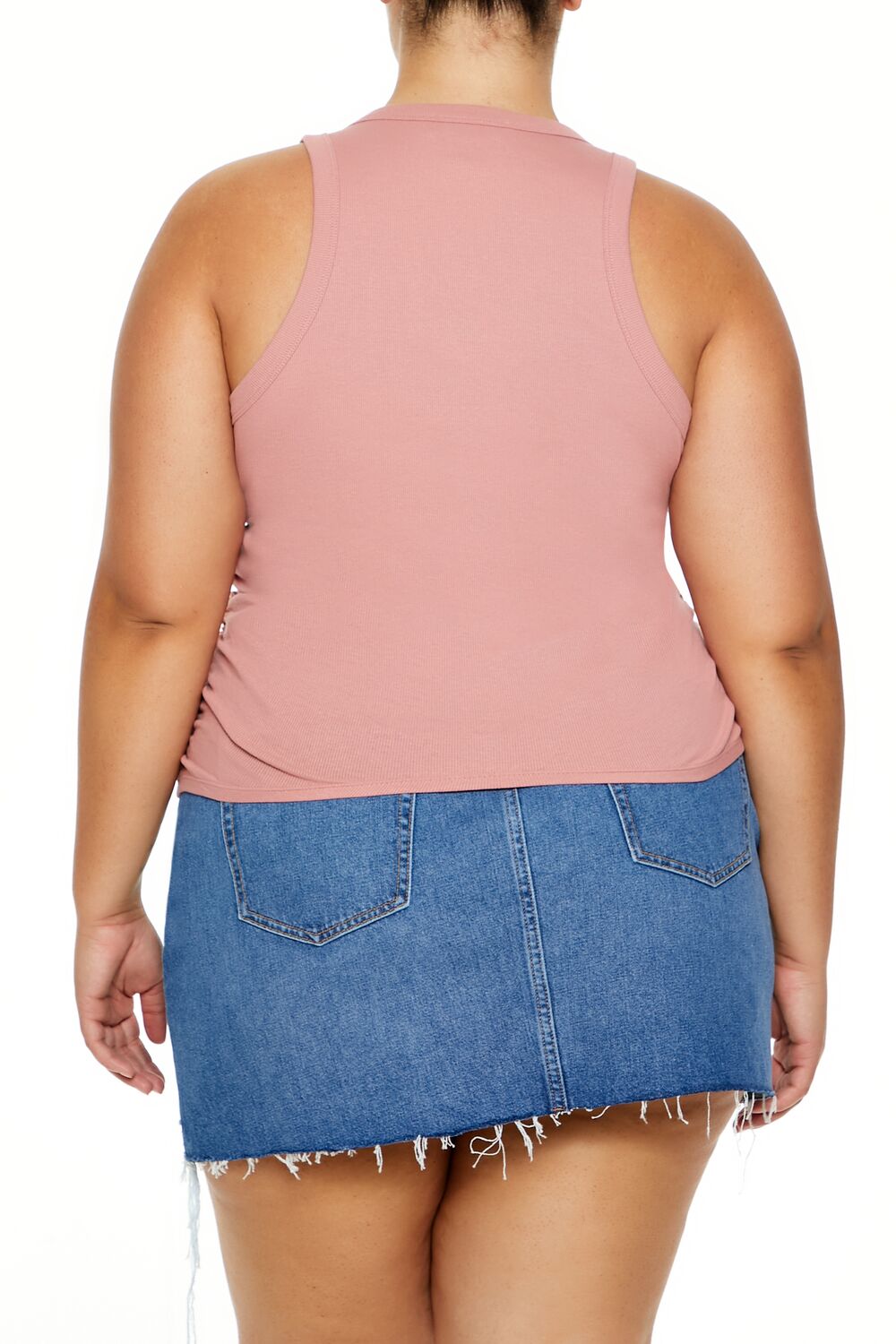 Plus Size Cotton-Blend Tank Top - Forever 21