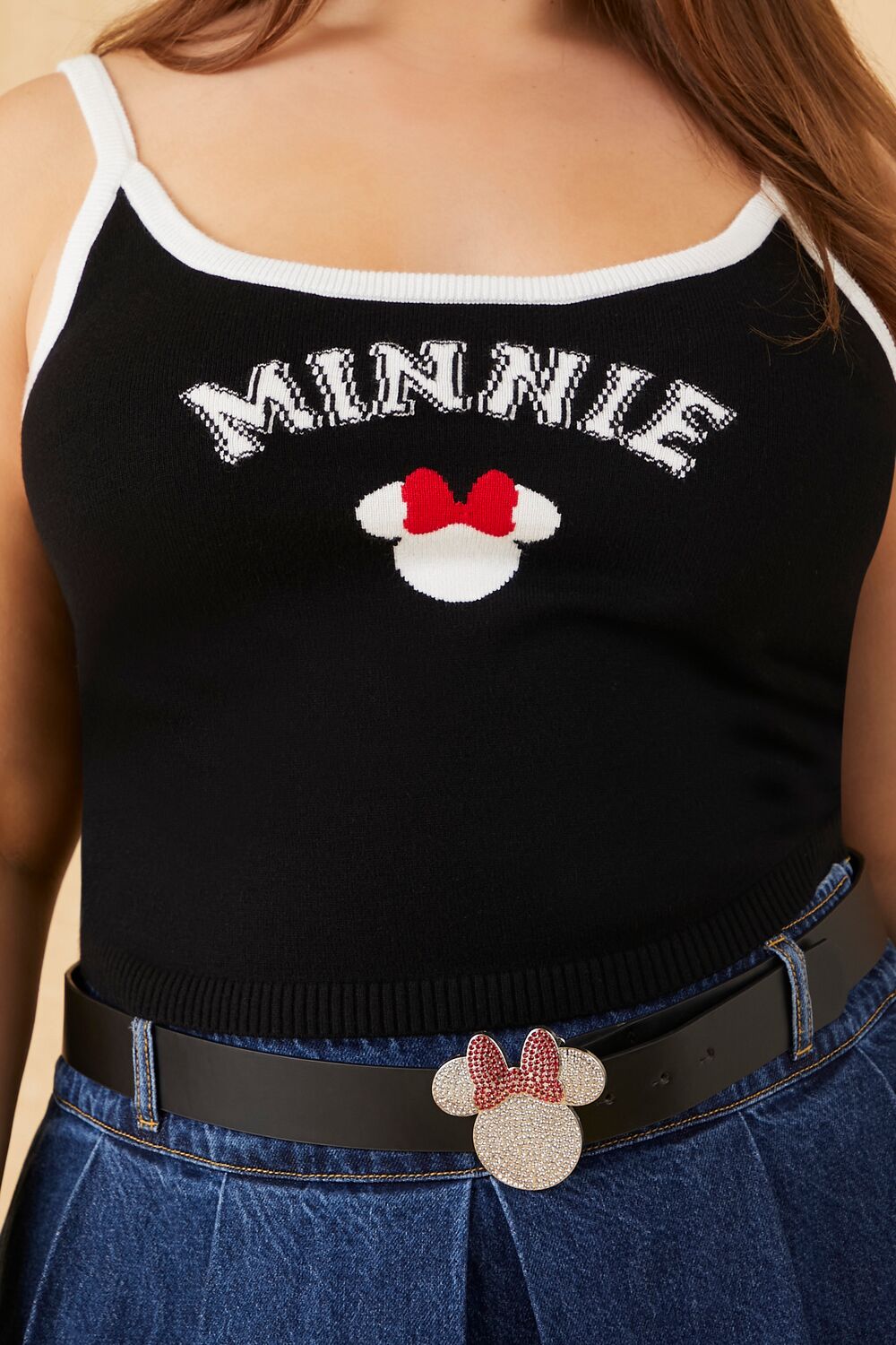 Plus Size Disney Minnie Sweater-Knit Cami - Forever 21