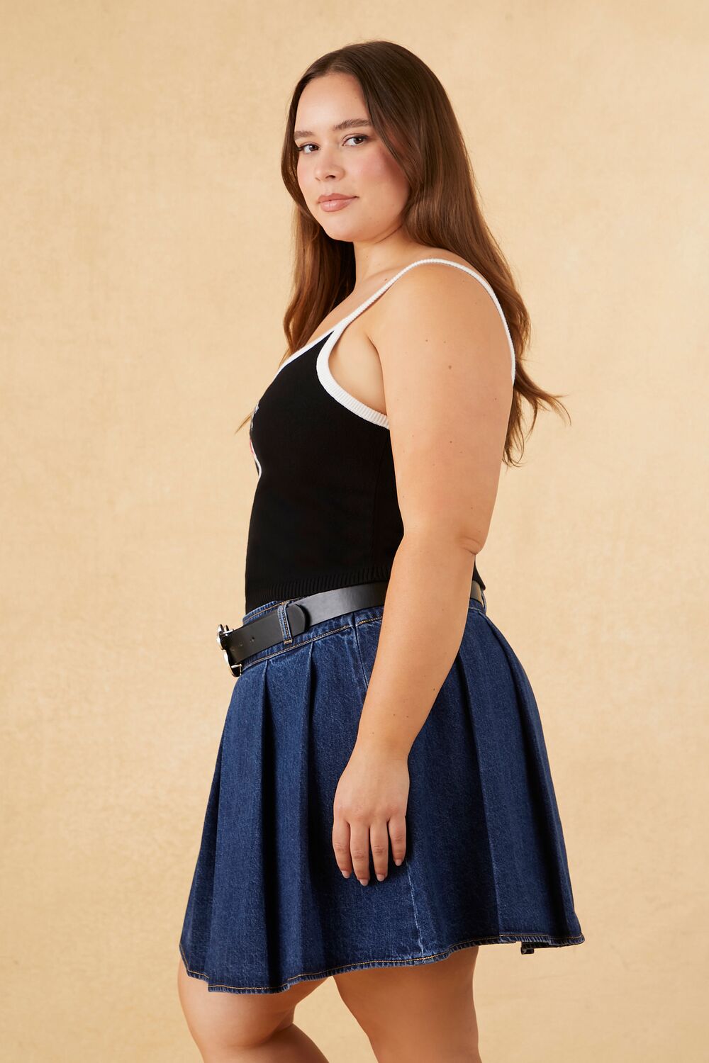Plus Size Disney Minnie Sweater-Knit Cami - Forever 21