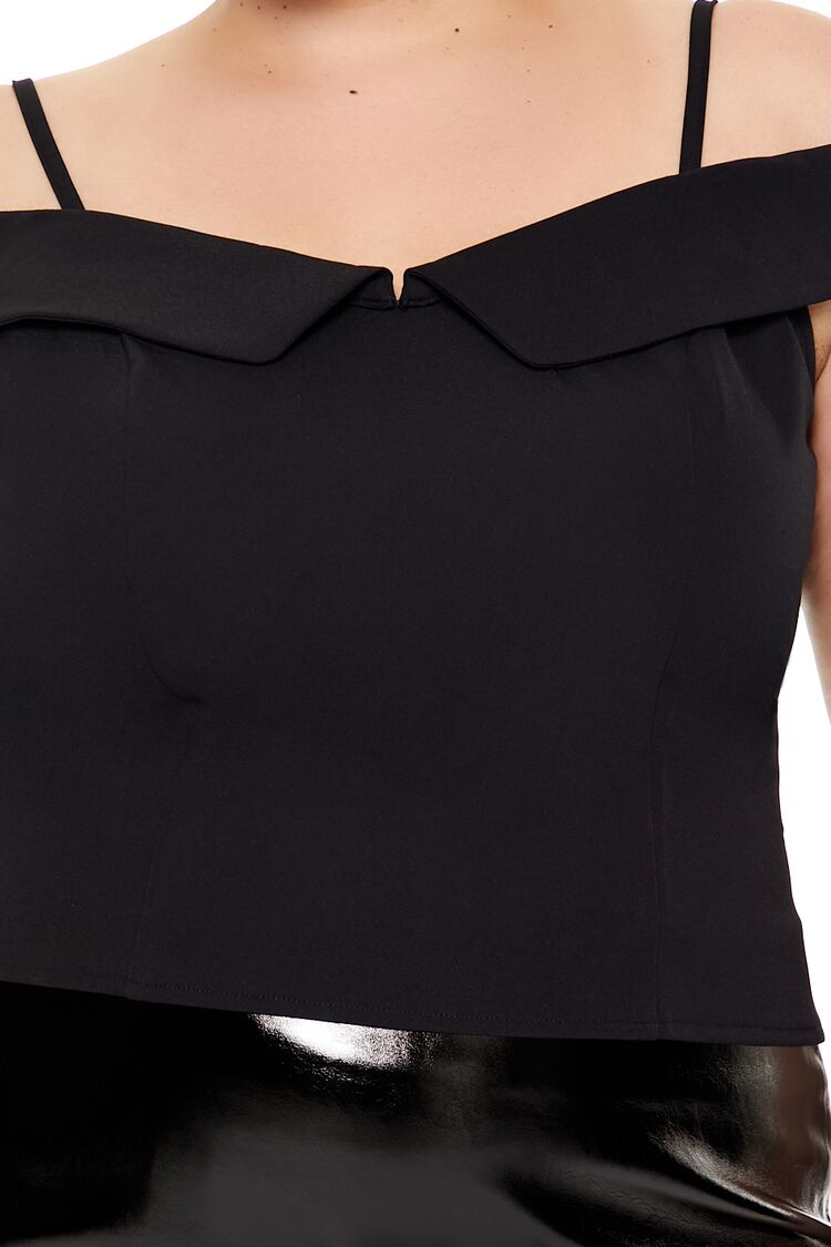 Plus Size Open-Shoulder Top - Forever 21