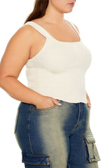 Plus Size Sweater-Knit Tank Top - Forever 21