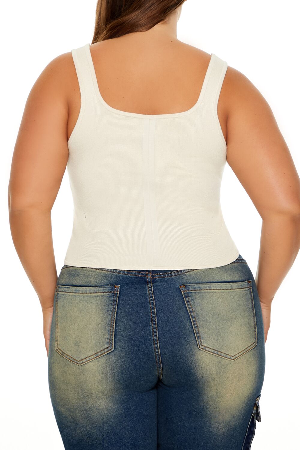 Plus Size Sweater-Knit Tank Top - Forever 21
