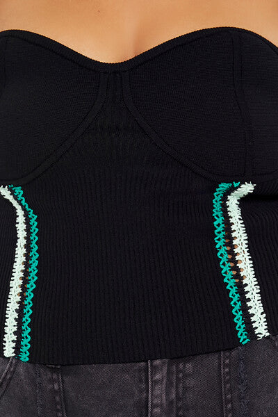 Plus Size Embroidered Tube Top - Forever 21