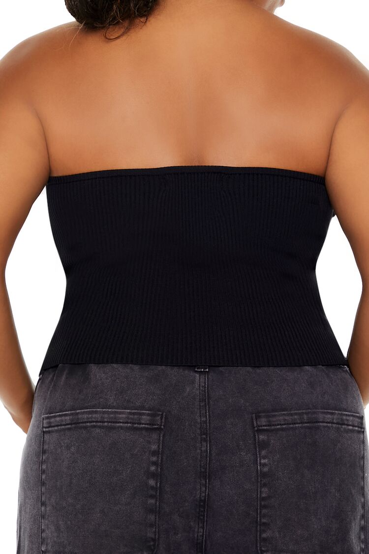Plus Size Embroidered Tube Top - Forever 21