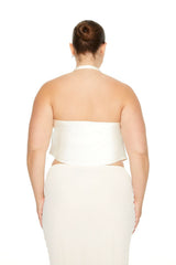 Plus Size Satin Halter Top - Forever 21