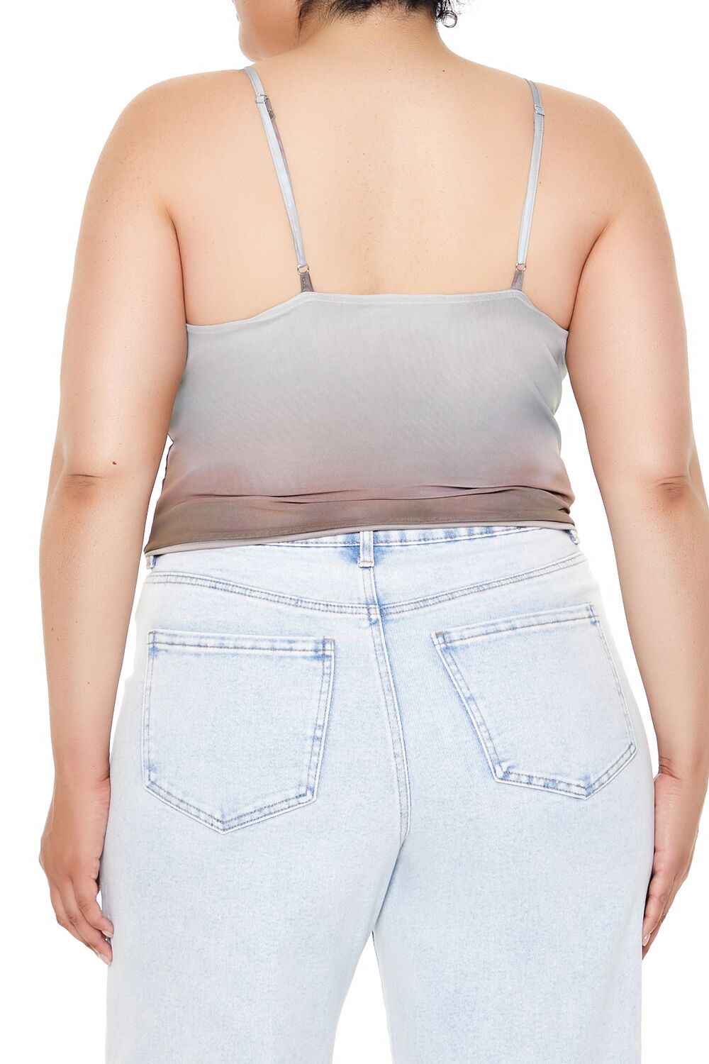 Plus Size Gradient Cropped Cami - Forever 21
