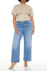 Plus Size Cropped Bustier Tee - Forever 21