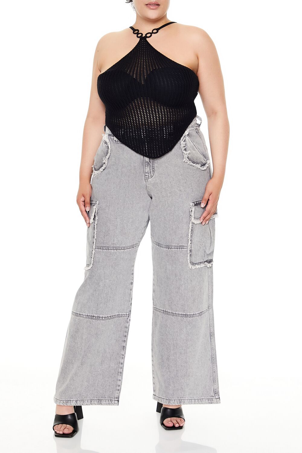 Plus Size O-Ring Sweater-Knit Cami - Forever 21