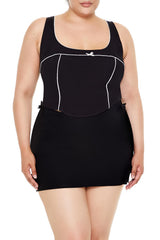 Plus Size Two-Tone Bow Crop Top - Forever 21