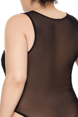 Plus Size Sheer Mesh Bodysuit - Forever 21