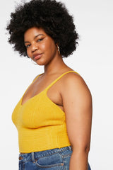 Plus Size Sweater-Knit Cropped Cami - Forever 21