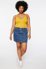 Plus Size Sweater-Knit Cropped Cami - Forever 21