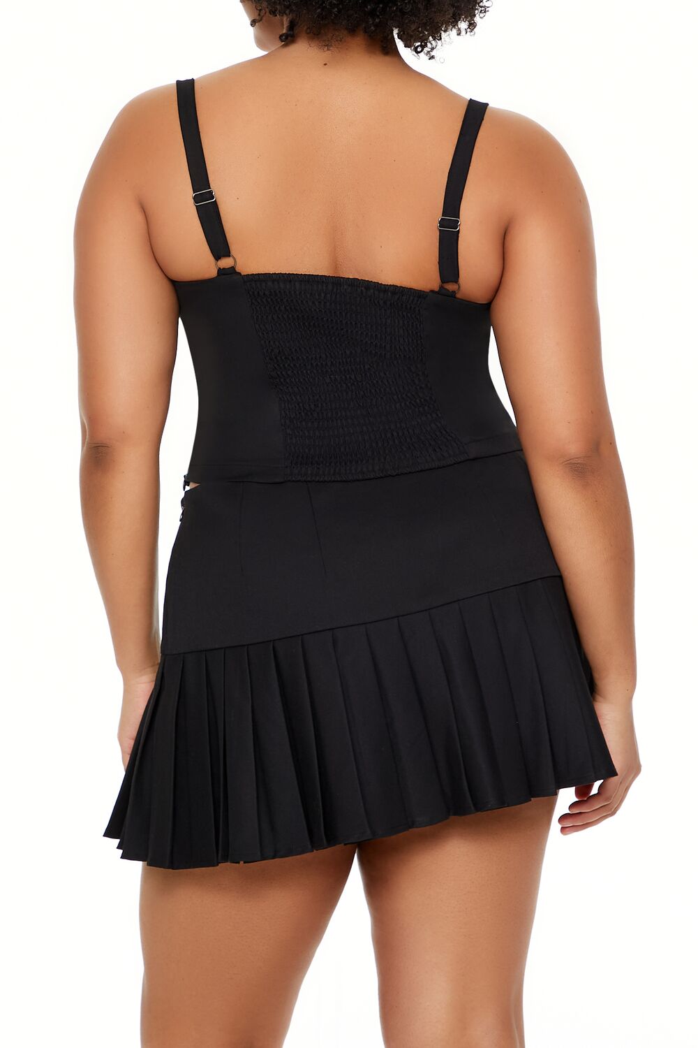Plus Size Poplin Smocked Cami - Forever 21