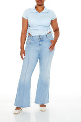 Plus Size Drawstring Polo Shirt - Forever 21
