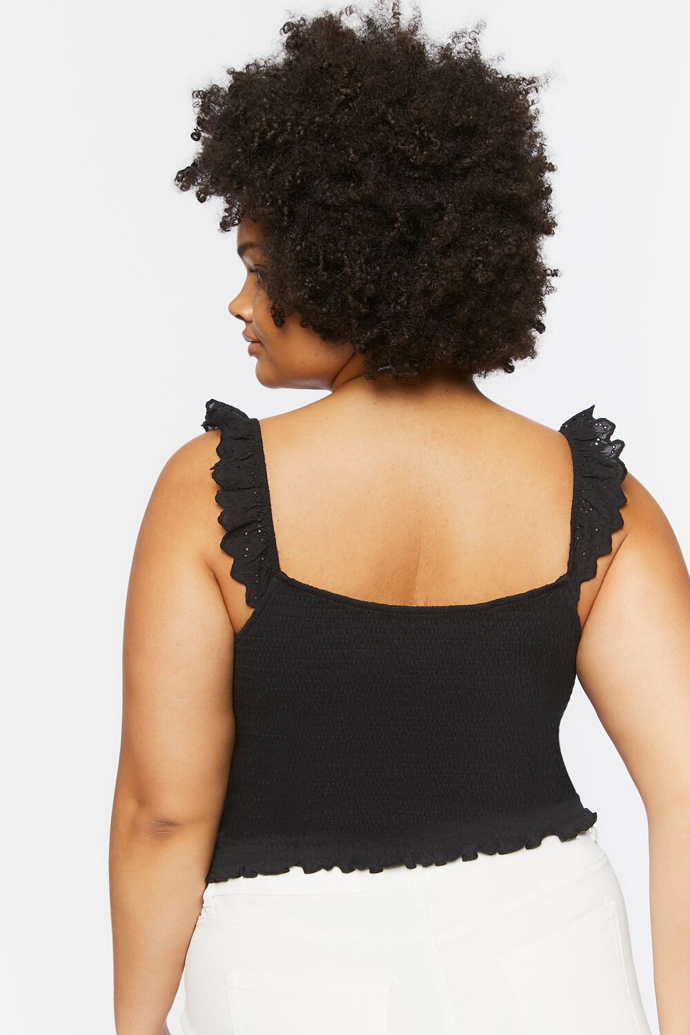 Plus Size Smocked Tank Top - Forever 21