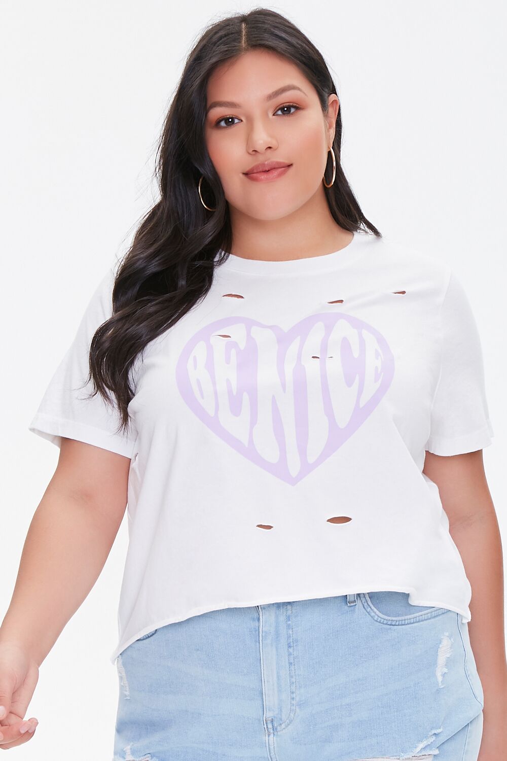 Plus Size Be Nice Graphic Tee - Forever 21