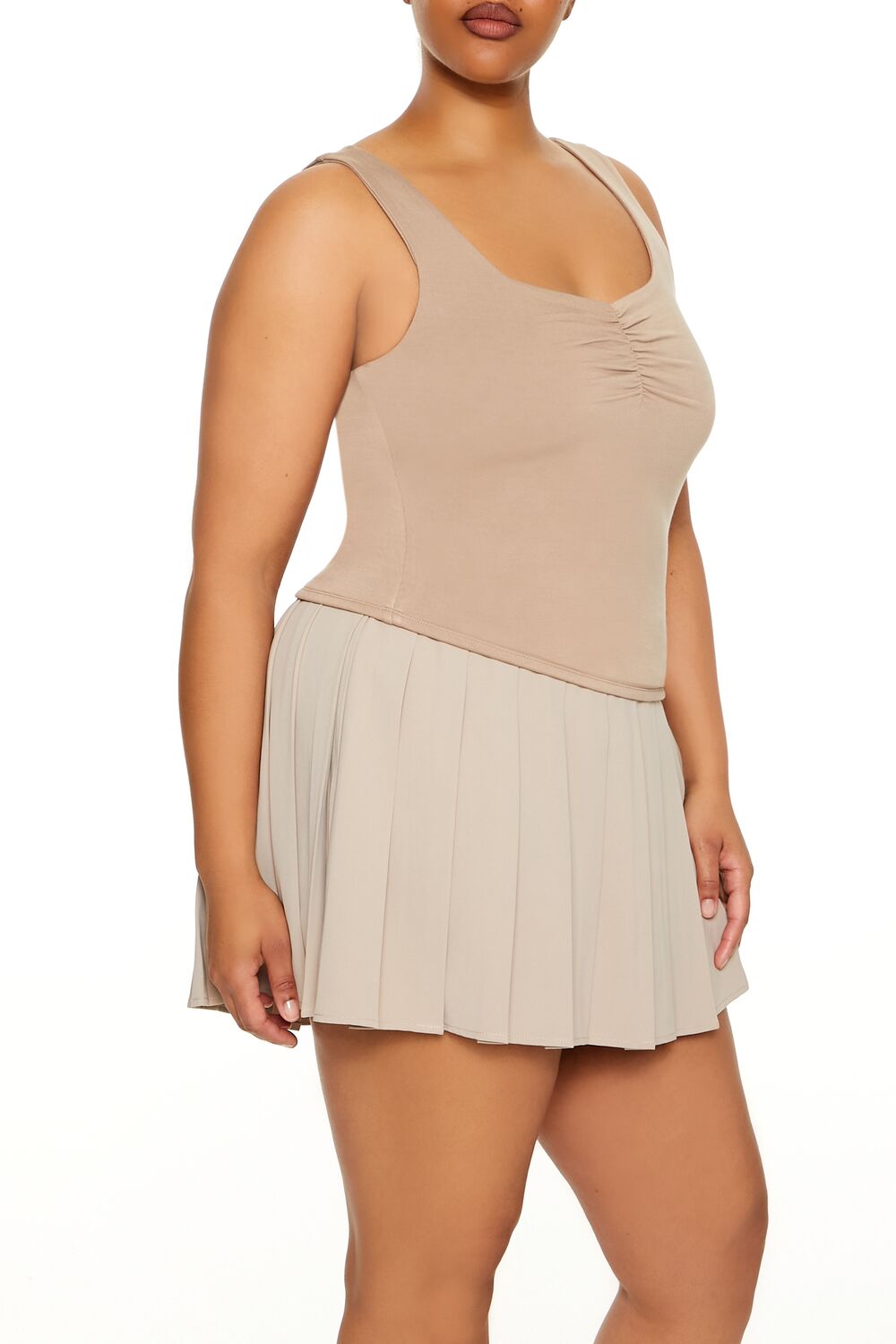 Plus Size Square-Neck Tank Top - Forever 21
