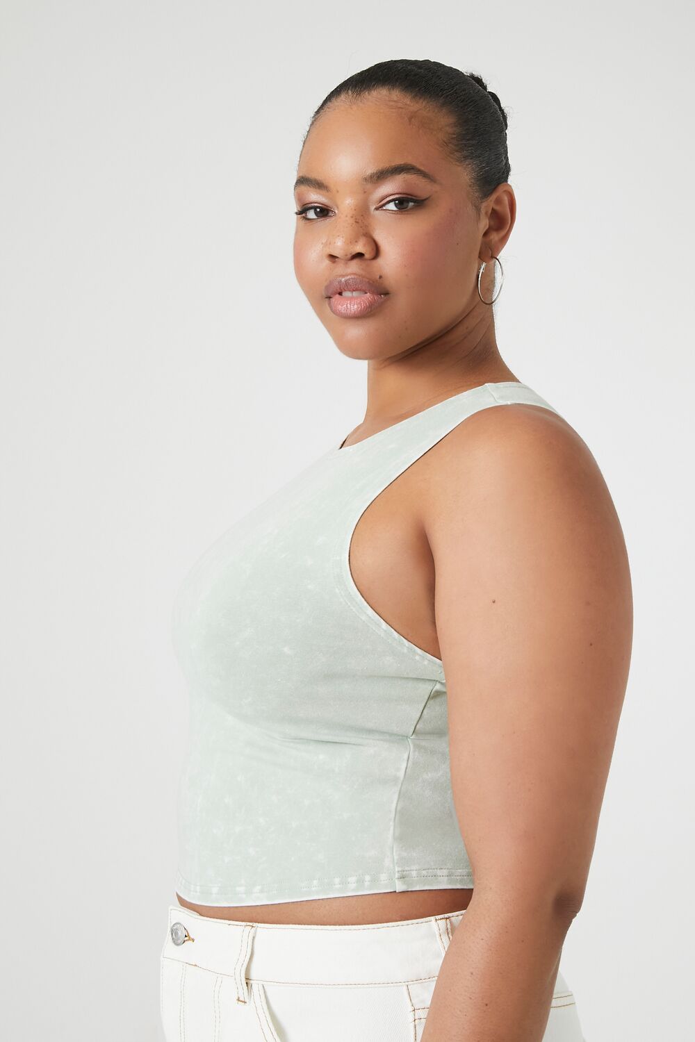 Plus Size Cropped Tank Top - Forever 21