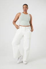 Plus Size Cropped Tank Top - Forever 21