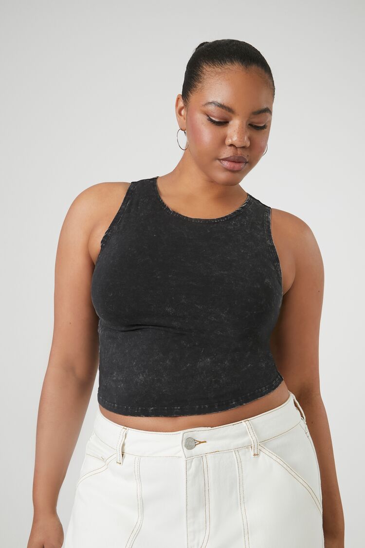 Plus Size Cropped Tank Top - Forever 21