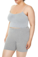 Plus Size Seamless Cropped Cami - Forever 21
