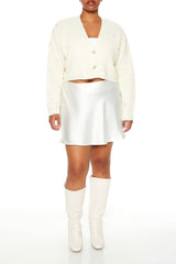 Plus Size Rhinestone Cardigan Sweater - Forever 21