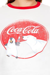 Plus Size Coca-Cola Ringer Baby Tee - Forever 21
