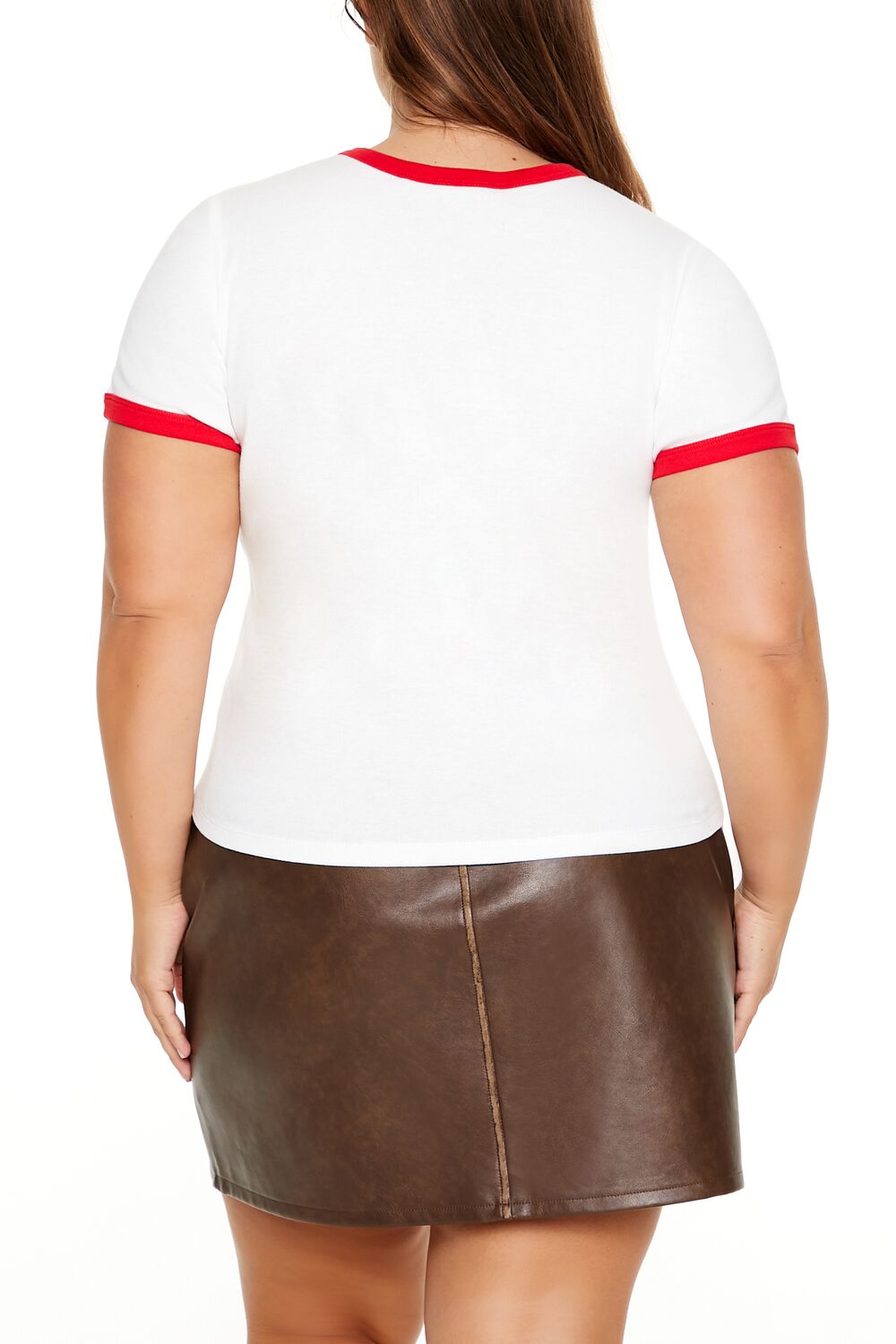 Plus Size Coca-Cola Ringer Baby Tee - Forever 21