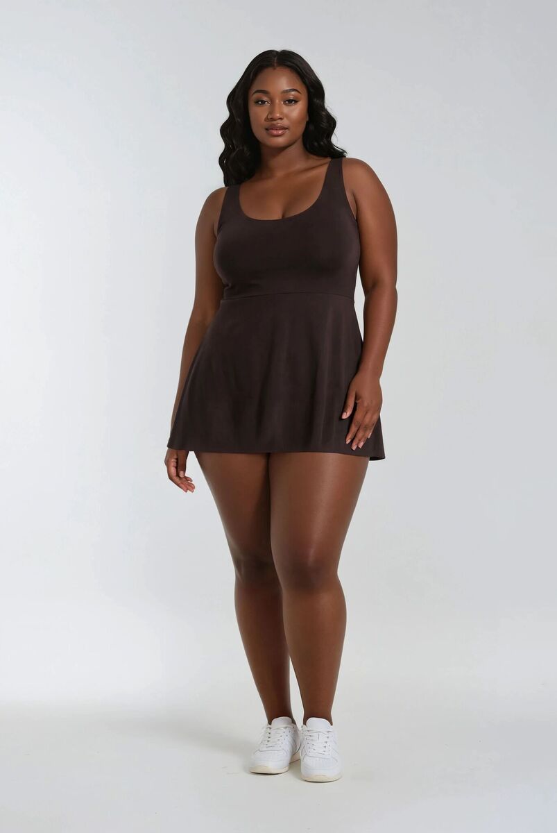 Plus Size Crisscross Halter Romper Dress - Forever 21