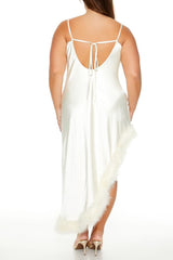 Plus Size Faux Fur-Trim Maxi Dress - Forever 21