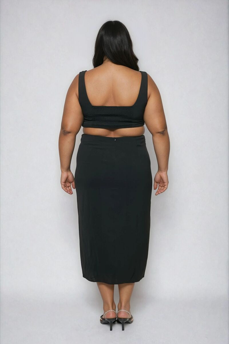 Plus Size Cutout Bodycon Midi Dress - Forever 21