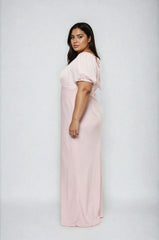 Plus Size Satin Puff-Sleeve Maxi Dress - Forever 21