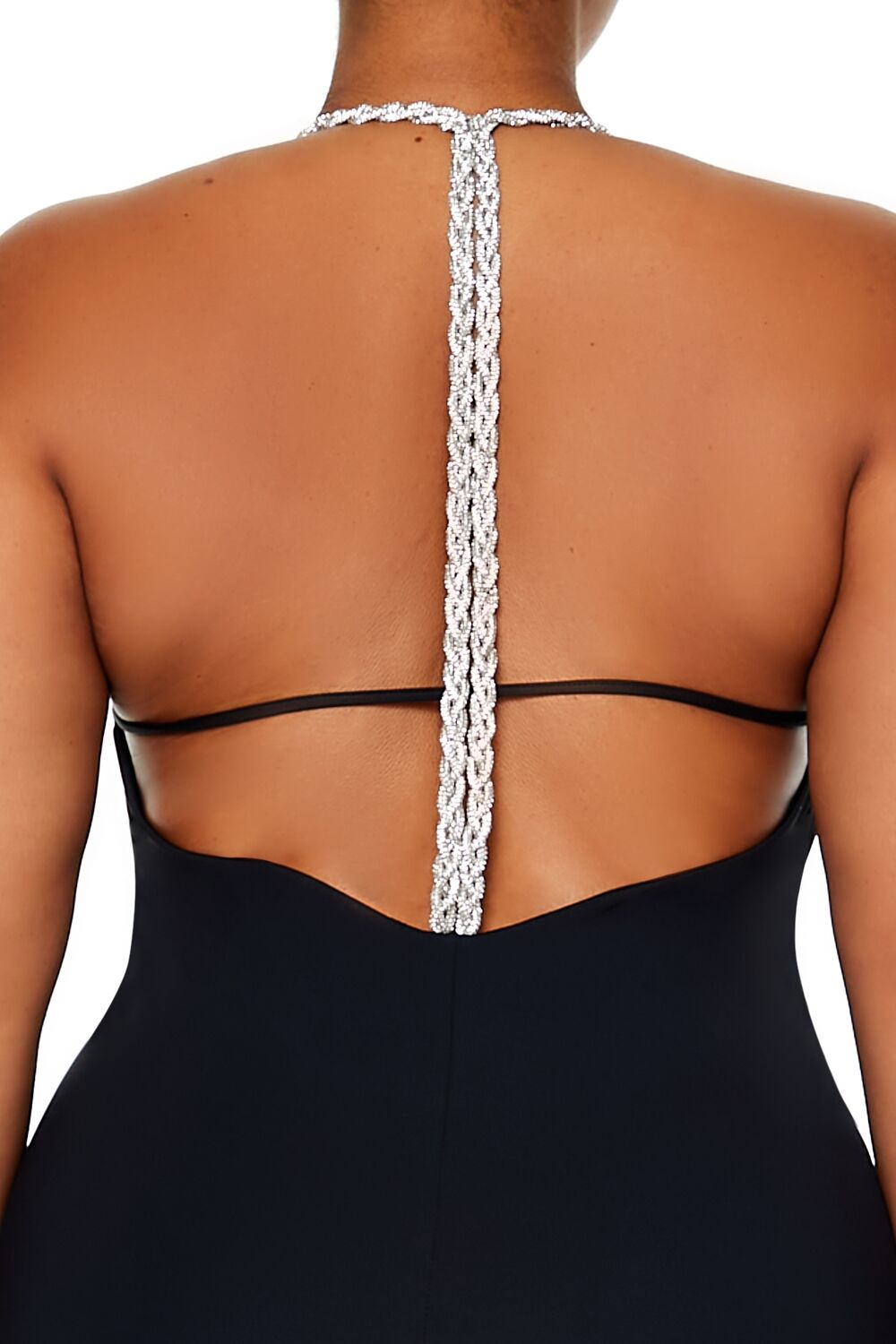 Plus Size Embellished Halter Maxi Dress - Forever 21
