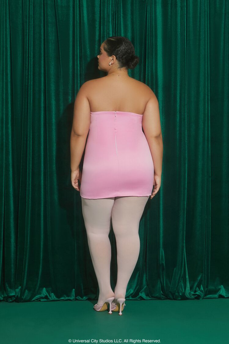 Plus Size Wicked Rosette Tube Dress - Forever 21