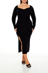 Plus Size Midi Sweater Dress - Forever 21