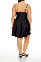Plus Size Lace-Trim Mini Dress - Forever 21