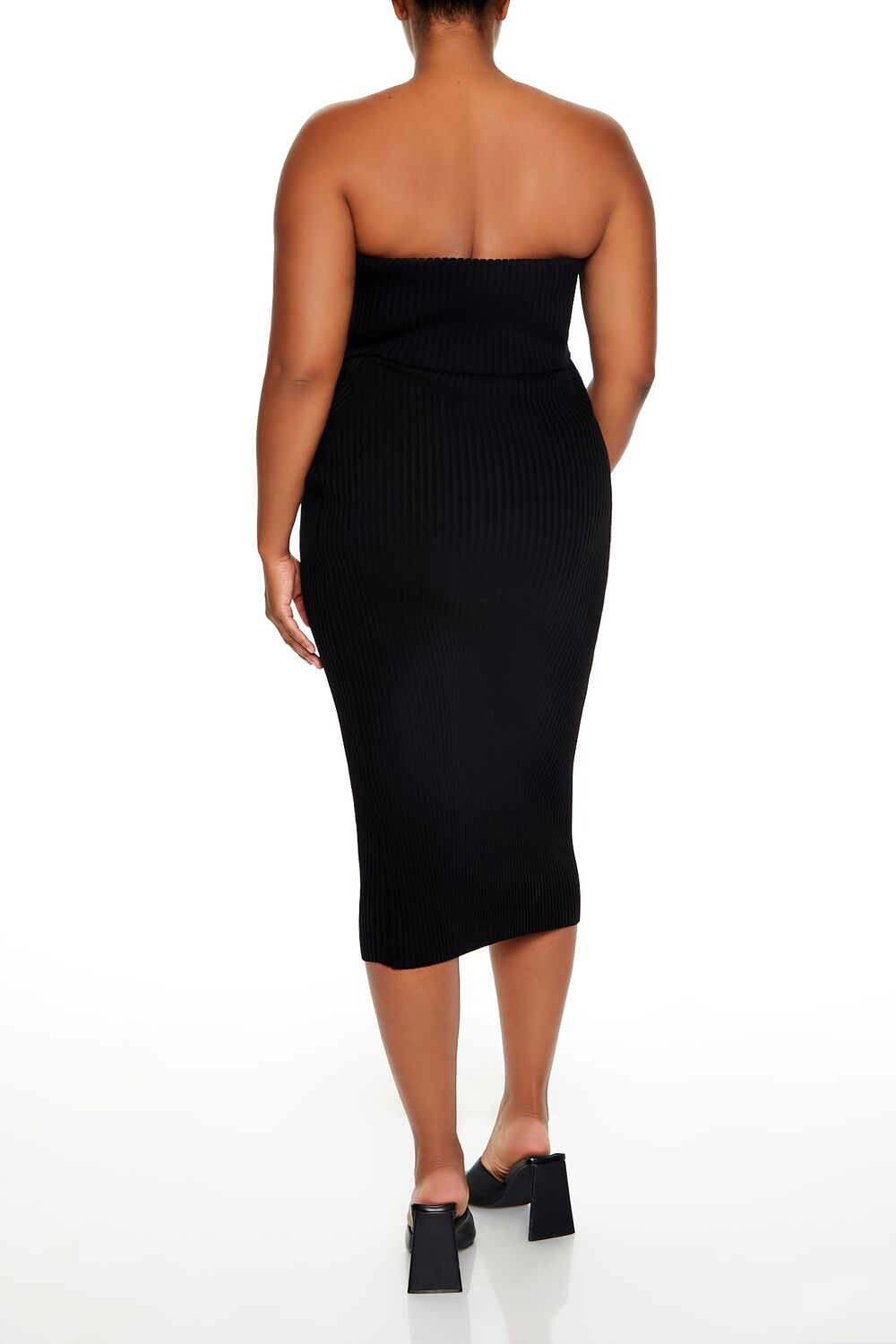 Plus Size Tube Midi Sweater Dress - Forever 21