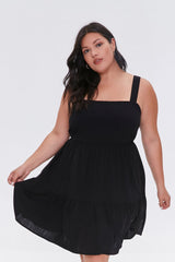 Plus Size Tiered Mini Dress - Forever 21
