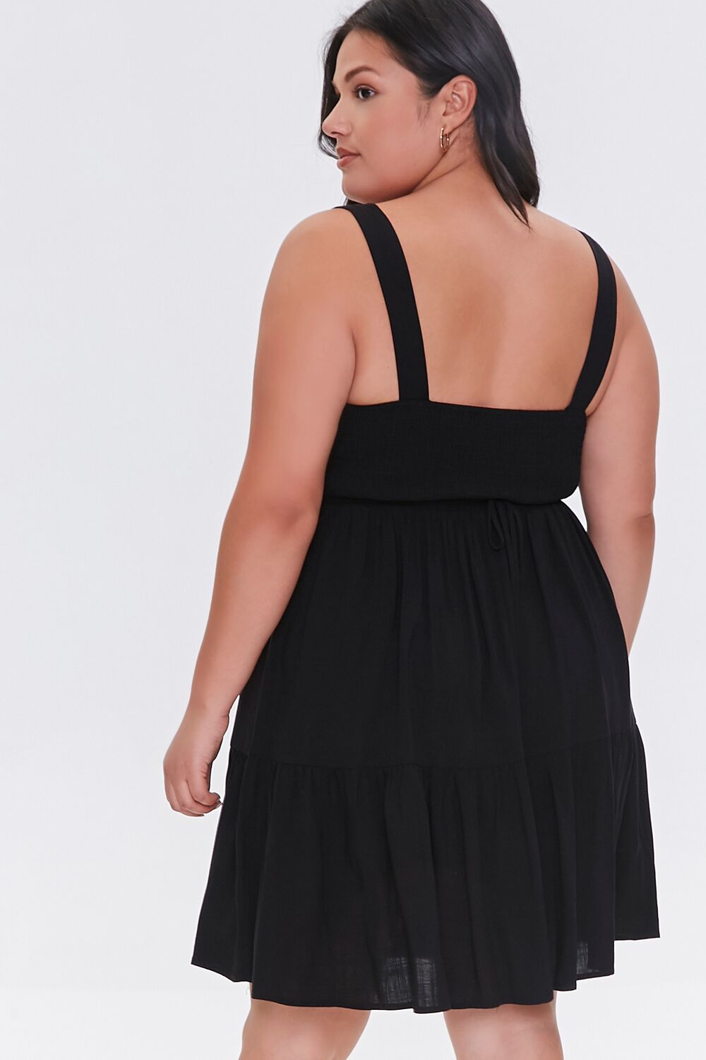 Plus Size Tiered Mini Dress - Forever 21