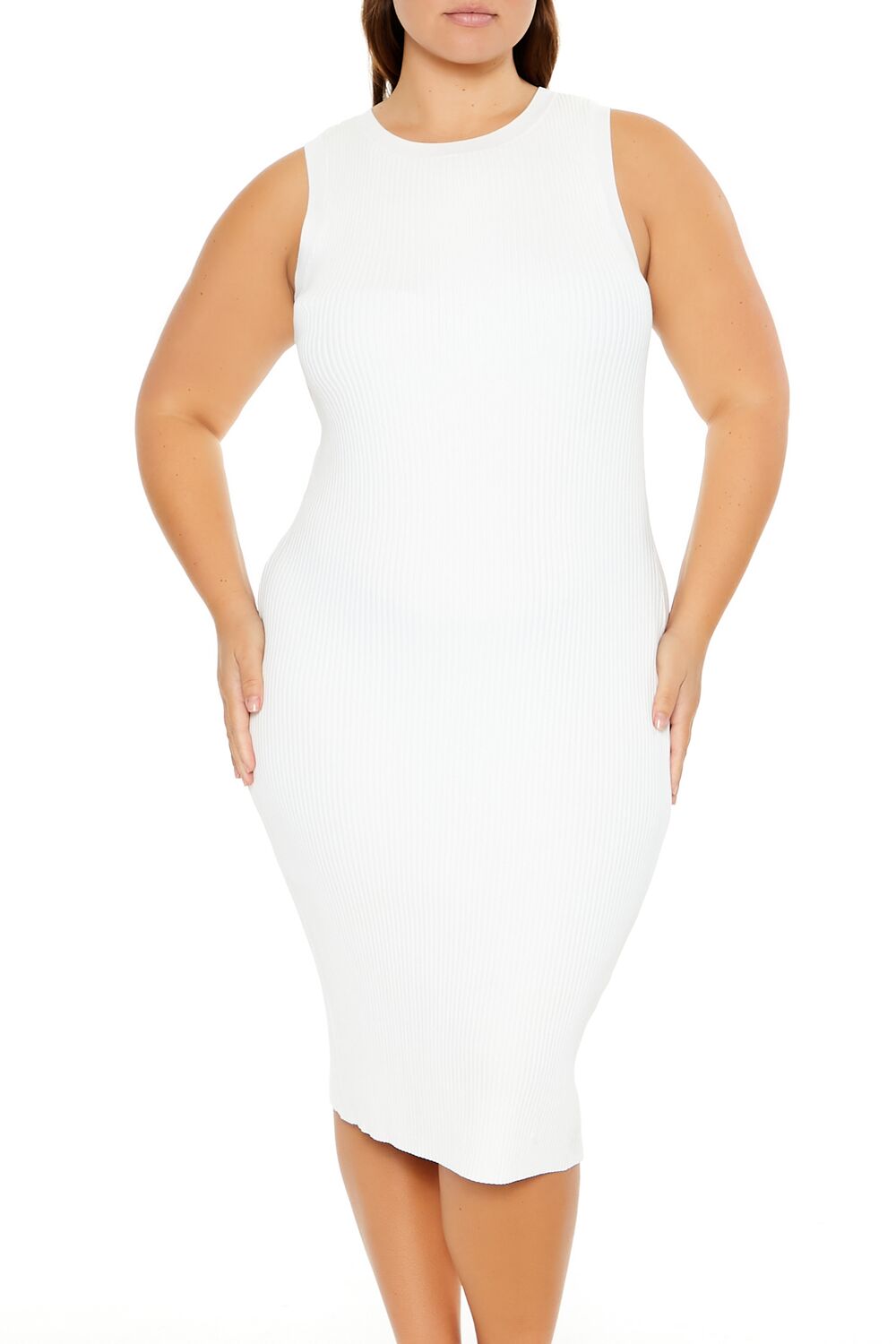 Plus Size Bodycon Midi Sweater Dress - Forever 21