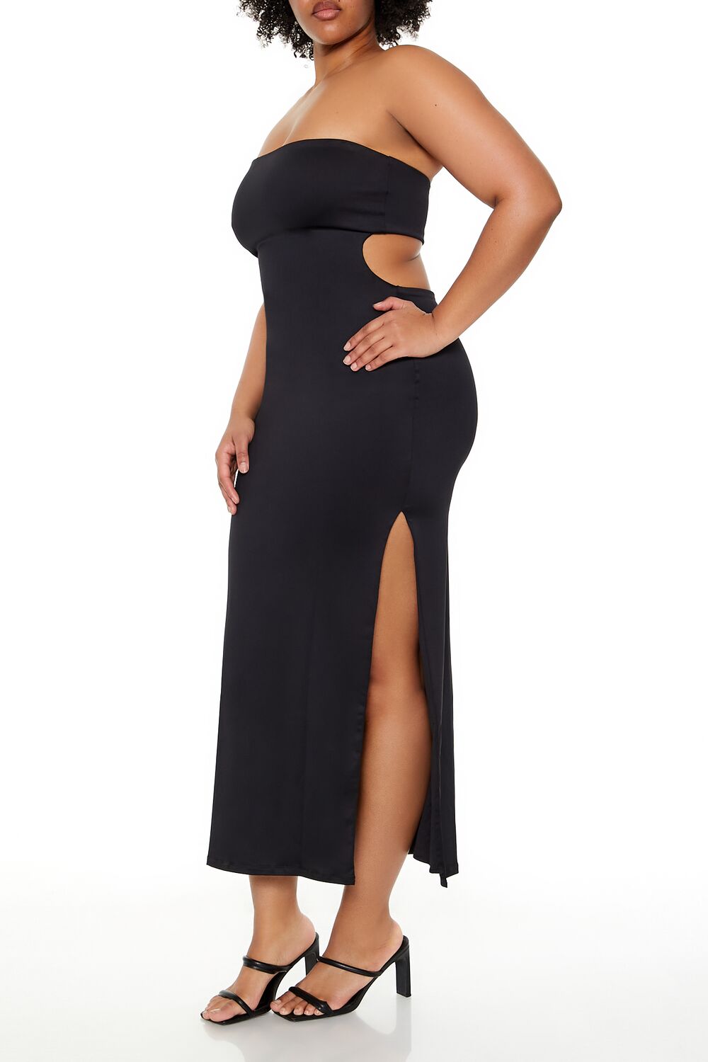 Plus Size Cutout Maxi Tube Dress - Forever 21