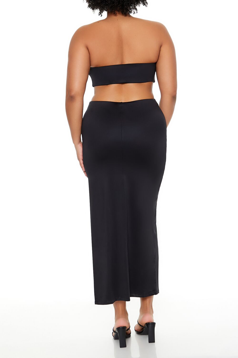 Plus Size Cutout Maxi Tube Dress - Forever 21