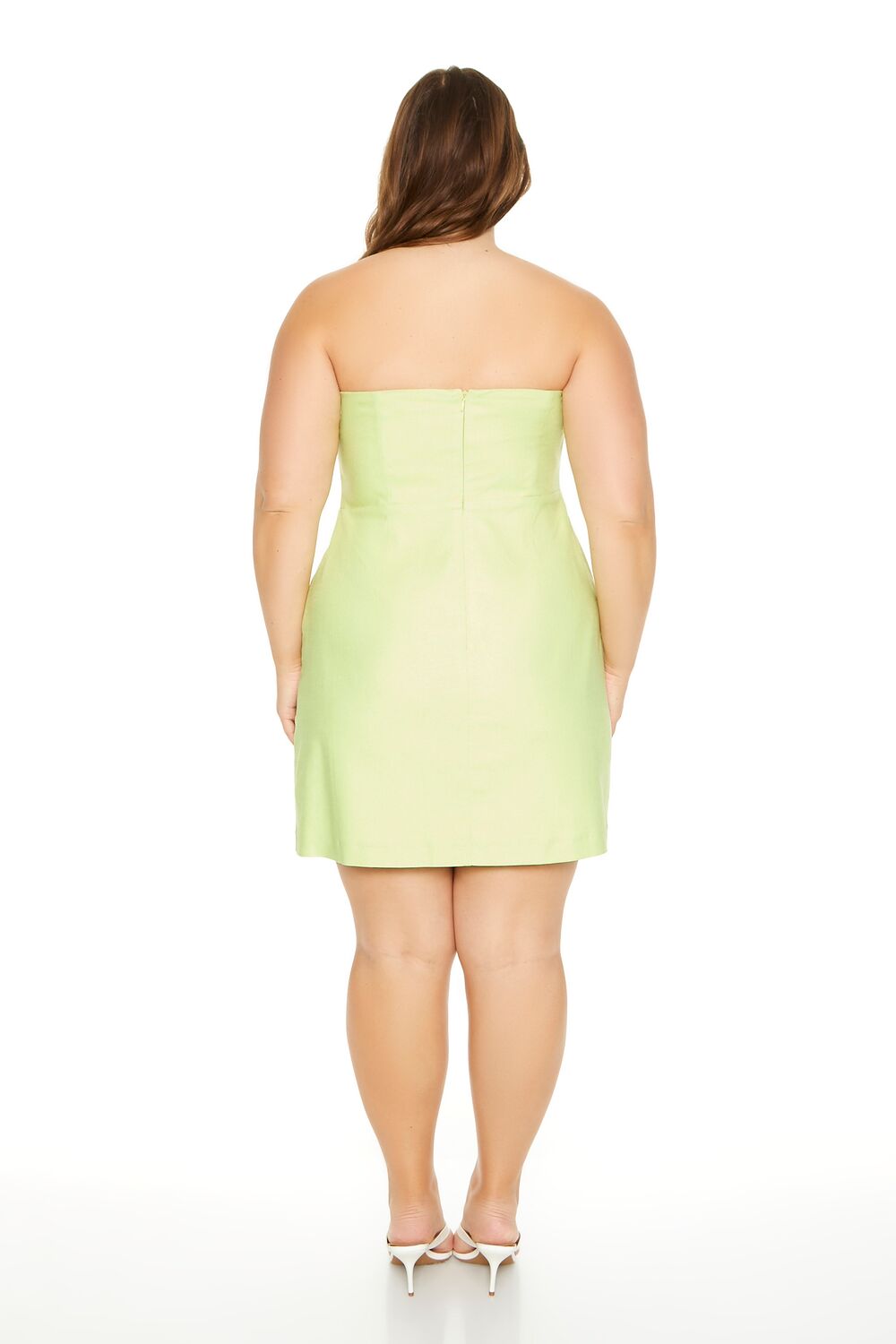 Plus Size Strapless Mini Dress - Forever 21