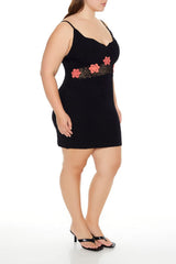 Plus Size Flower Sweater Dress - Forever 21