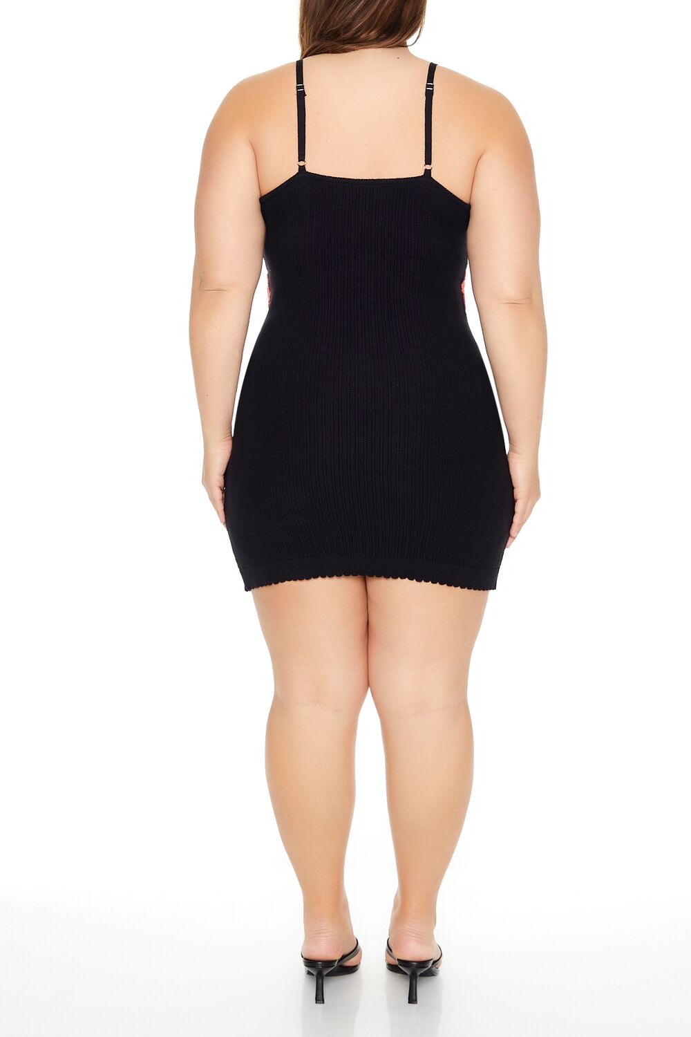 Plus Size Flower Sweater Dress - Forever 21