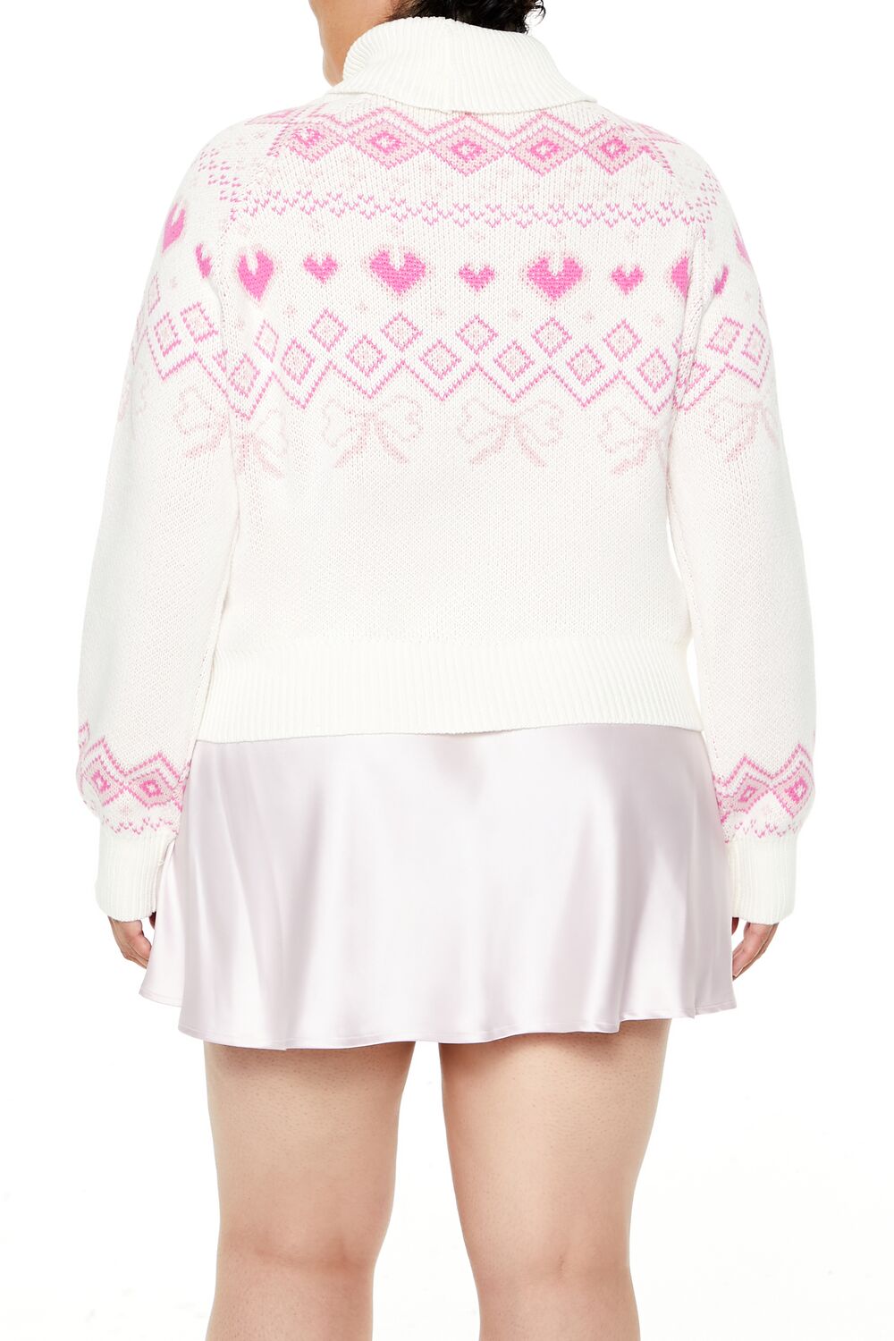 Plus Size Fair Isle Turtleneck Sweater - Forever 21