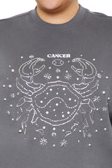 Plus Size Beaded Cancer Pullover - Forever 21